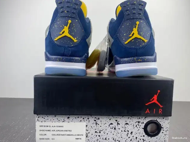 One Kick Michigan Jordan 4 Retro Air AJ4-1036660 (PE) 0624